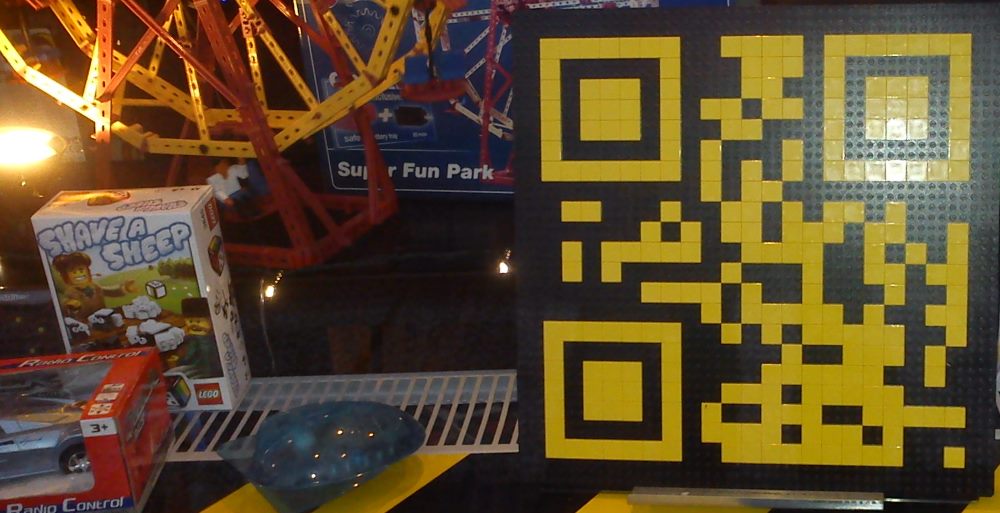 QR-коды LEGO Пример использования QR-кодов компанией Lego